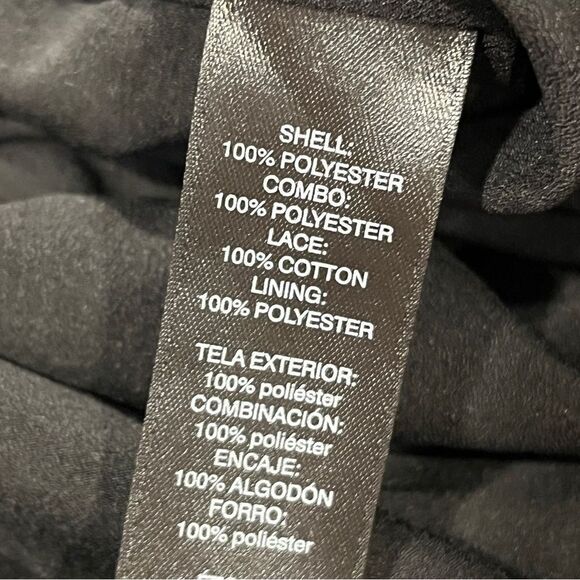 White House Black Market Floral Bishop Sleeve dress size 6P - Picture 13 of 15